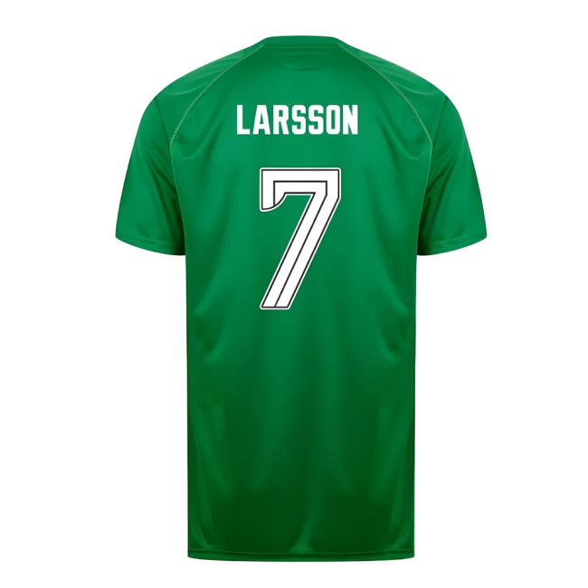 Celtic Poly T-shirt (Green/White) (Larsson 7)