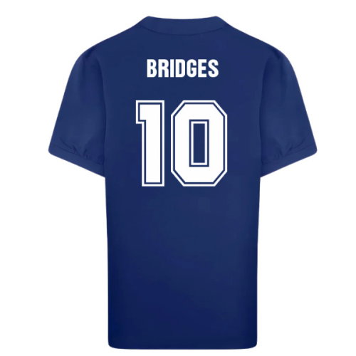 Chelsea 1963 Blue Out Retro Football Shirt (Bridges 10)