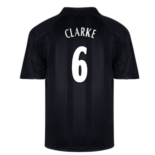 Chelsea 1998 Black Out Home Retro Shirt (Clarke 6)