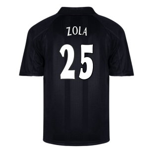 Chelsea 1998 Black Out Home Retro Shirt (Zola 25)