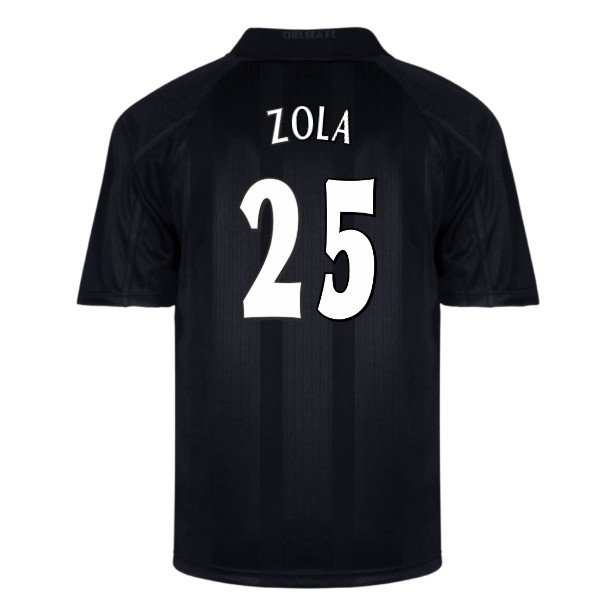 Chelsea 1998 Black Out Home Retro Shirt (Zola 25)