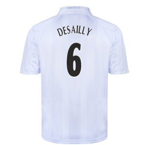 Chelsea 1998 Blank Out Retro Football Shirt (White) (Desailly 6)