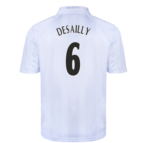 Chelsea 1998 Blank Out Retro Football Shirt (White) (Desailly 6)