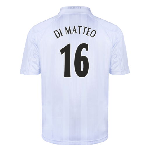 Chelsea 1998 Blank Out Retro Football Shirt (White) (Di Matteo 16)