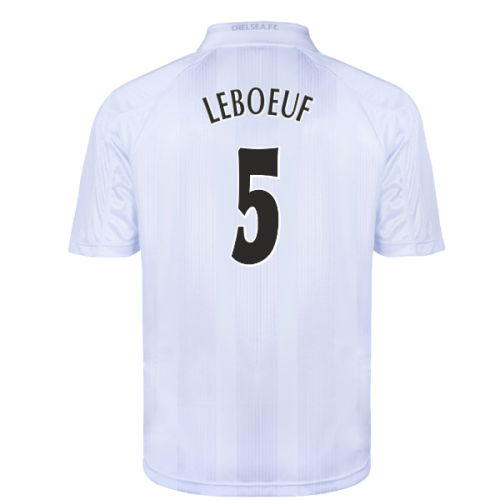 Chelsea 1998 Blank Out Retro Football Shirt (White) (Leboeuf 5)