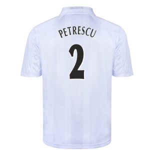 Chelsea 1998 Blank Out Retro Football Shirt (White) (Petrescu 2)