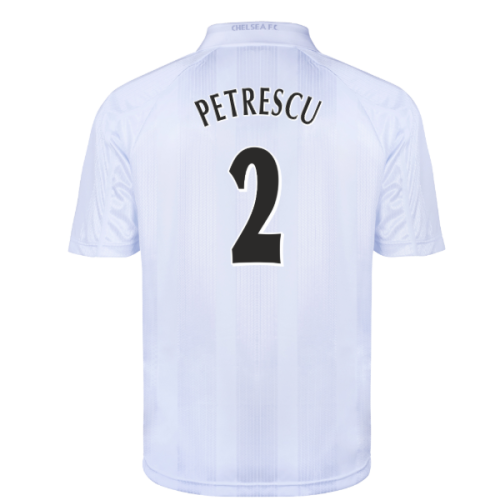 Chelsea 1998 Blank Out Retro Football Shirt (White) (Petrescu 2)