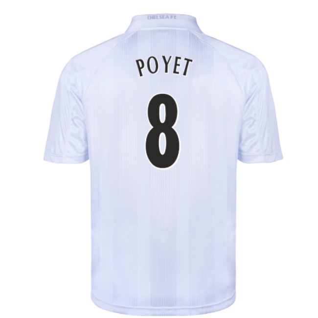 Chelsea 1998 Blank Out Retro Football Shirt (White) (Poyet 8)