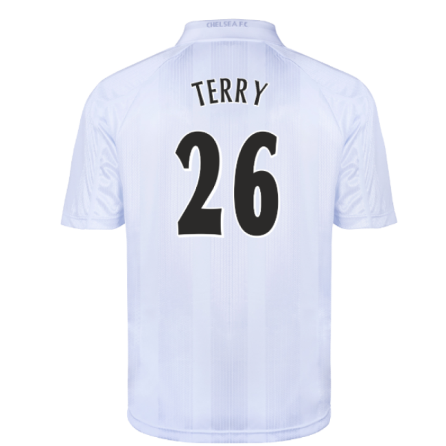 Chelsea 1998 Blank Out Retro Football Shirt (White) (Terry 26)