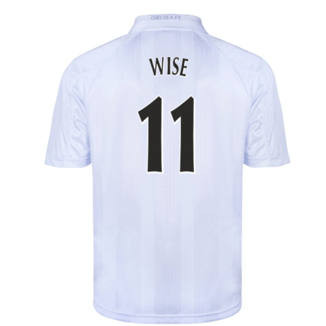 Chelsea 1998 Blank Out Retro Football Shirt (White) (Wise 11)
