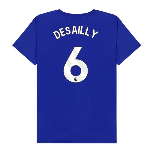 Chelsea Poly T-Shirt (Blue) - Kids (Desailly 6)