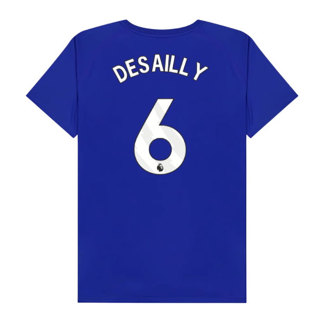 Chelsea Poly T-Shirt (Blue) - Kids (Desailly 6)