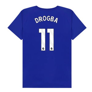 Chelsea Poly T-Shirt (Blue) - Kids (Drogba 11)