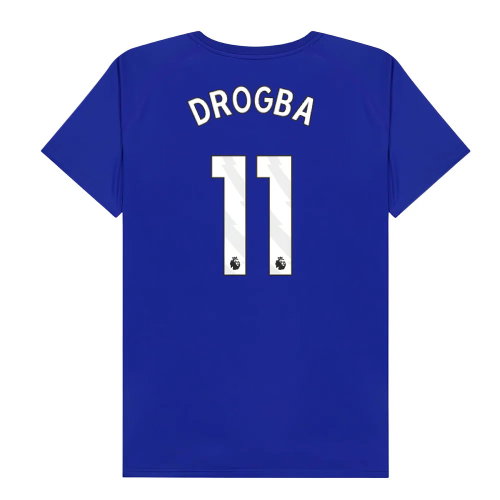 Chelsea Poly T-Shirt (Blue) - Kids (Drogba 11)