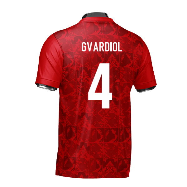 Croatia DNA Red Concept Football Jersey (Wolvate) Adult Short Sleeve (Gvardiol 4)