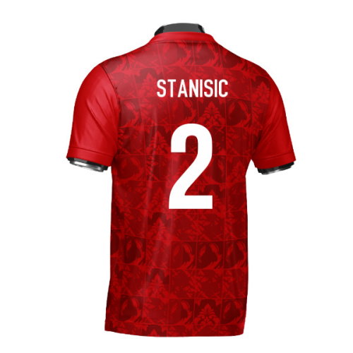 Croatia DNA Red Concept Football Jersey (Wolvate) Adult Short Sleeve (Stanisic 2)