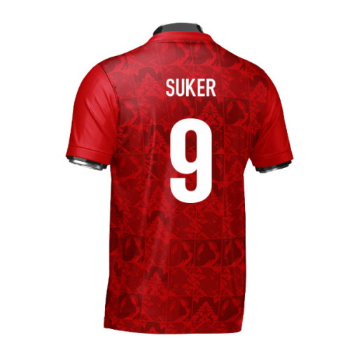 Croatia DNA Red Concept Football Jersey (Wolvate) Adult Short Sleeve (Suker 9)