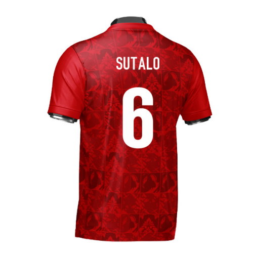 Croatia DNA Red Concept Football Jersey (Wolvate) Adult Short Sleeve (Sutalo 6)