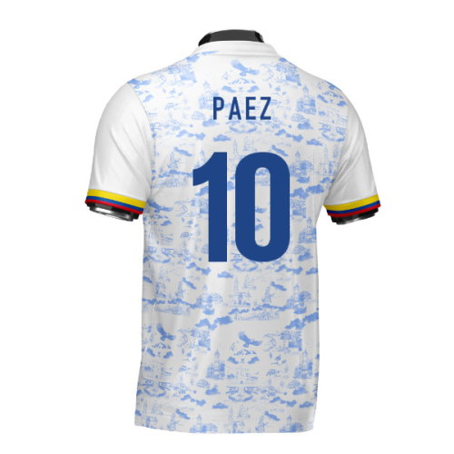Ecuador DNA White Concept Football Jersey (Wolvate) Adult Short Sleeve (Paez 10)