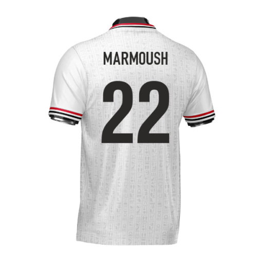 Egypt DNA White Concept Football Jersey (Wolvate) Adult Short Sleeve (Marmoush 22)