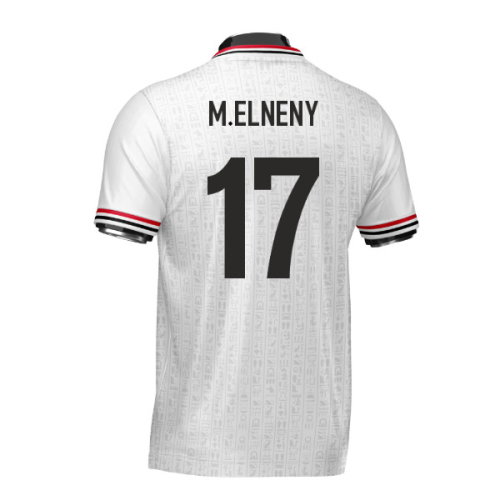 Egypt DNA White Concept Football Jersey (Wolvate) Adult Short Sleeve (M.Elneny 17)