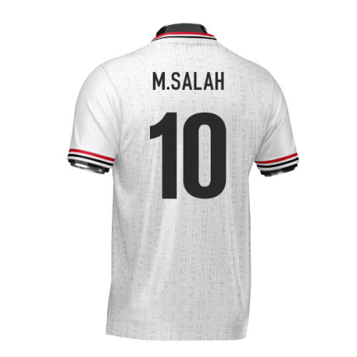 Egypt DNA White Concept Football Jersey (Wolvate) Adult Short Sleeve (M.Salah 10)
