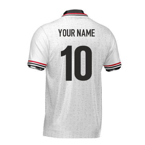 Egypt DNA White Concept Football Jersey (Wolvate) Adult Short Sleeve (Your Name)