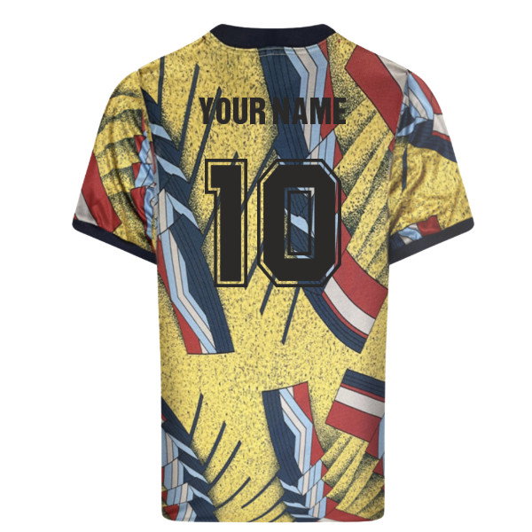 England 1993 Home Retro Goalkeeper Shirt (Your Name)