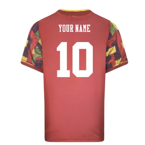 England 1996 Away Retro Goalkeeper Shirt (Your Name)