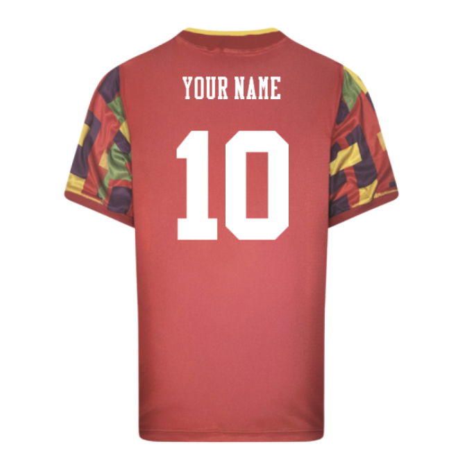 England 1996 Away Retro Goalkeeper Shirt (Your Name)