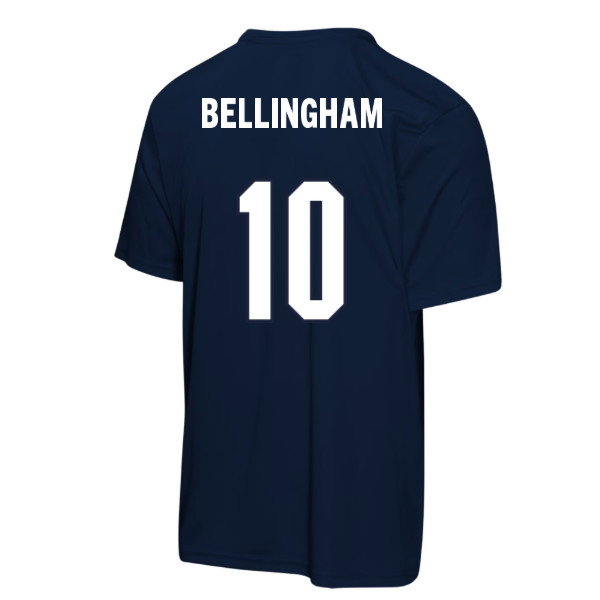 England FIFA World Cup 2026™ T-Shirt (Navy) - Kids (Bellingham 10)