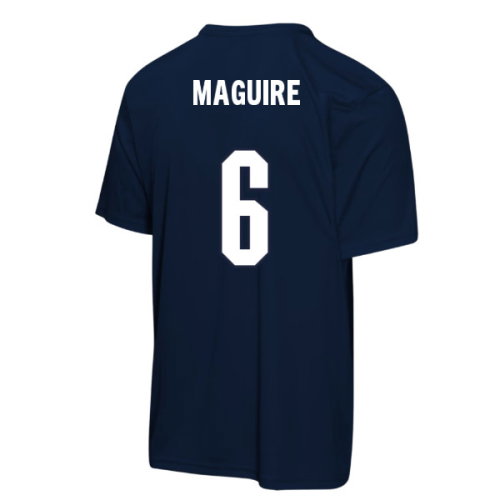 England FIFA World Cup 2026 T-Shirt (Navy) (Maguire 6)