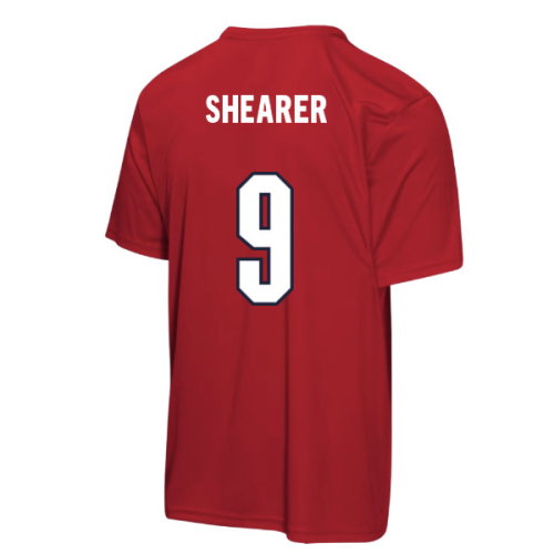 England FIFA World Cup 2026 T-Shirt (Red) (Shearer 9)