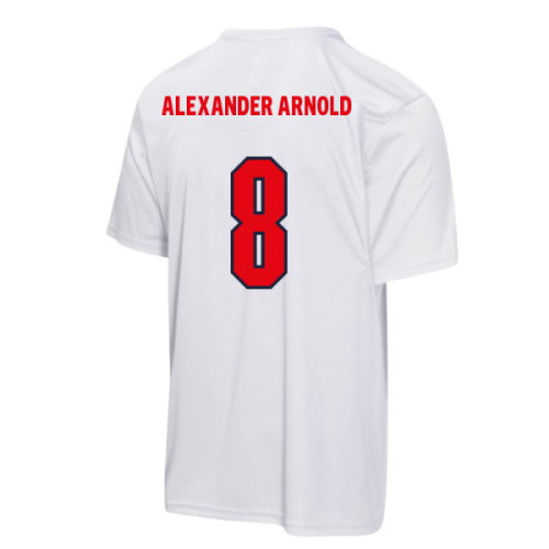 England FIFA World Cup 2026 T-Shirt (White) (Alexander Arnold 8)