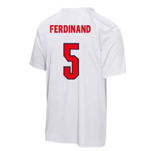 England FIFA World Cup 2026™ T-Shirt (White) (Ferdinand 5)