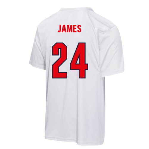 England FIFA World Cup 2026 T-Shirt (White) (James 24)