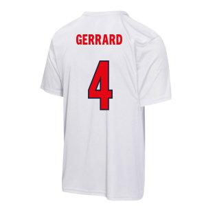 England FIFA World Cup 2026™ T-Shirt (White) - Kids (Gerrard 4)