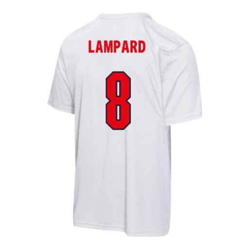 England FIFA World Cup 2026 T-Shirt (White) - Kids (Lampard 8)