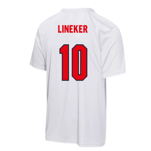 England FIFA World Cup 2026 T-Shirt (White) - Kids (Lineker 10)