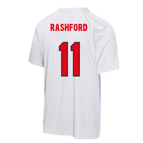 England FIFA World Cup 2026 T-Shirt (White) - Kids (Rashford 11)