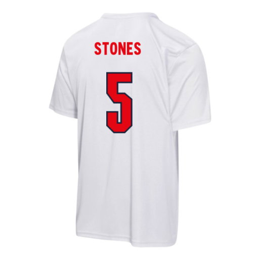 England FIFA World Cup 2026 T-Shirt (White) (Stones 5)