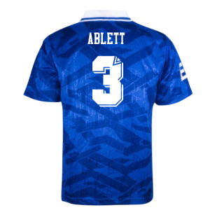 Everton 1992 Home Retro Shirt (Ablett 3)