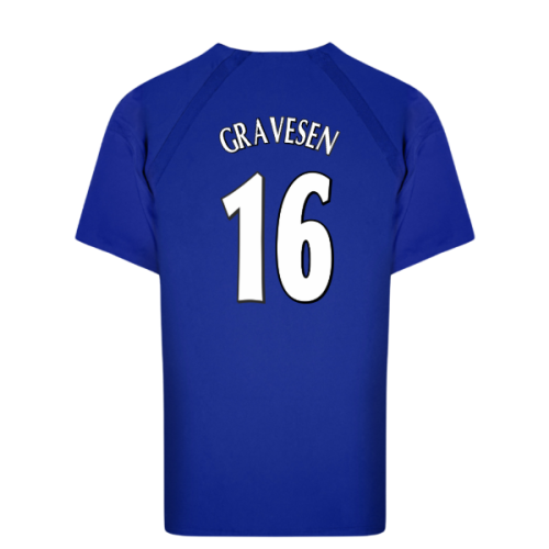 Everton 2003 Anniversary Retro Home Shirt (Gravesen 16)