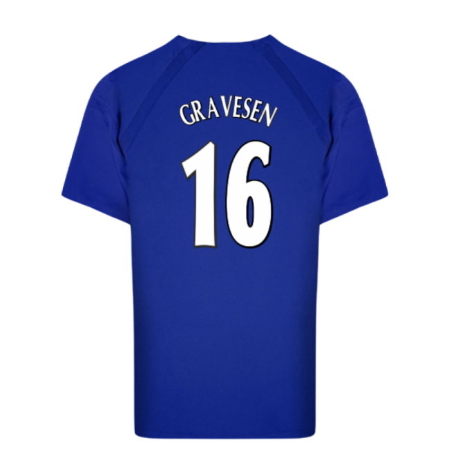 Everton 2003 Anniversary Retro Home Shirt (Gravesen 16)