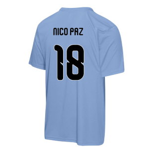 FIFA Argentina 2026 World Cup Poly Tshirt (Blue) (Nico Paz 18)