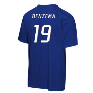 France FIFA World Cup 2026™ T-Shirt (Blue) - Kids (Benzema 19)
