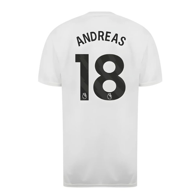Fulham Poly T-shirt (White) (Andreas 18)