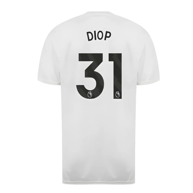 Fulham Poly T-shirt (White) (Diop 31)