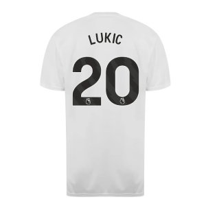Fulham Poly T-shirt (White) (Lukic 20)