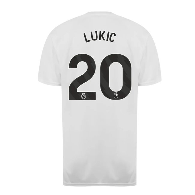 Fulham Poly T-shirt (White) (Lukic 20)
